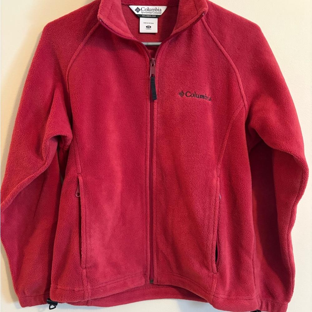 Columbia Vibrant Red Women's Fleece Jacket